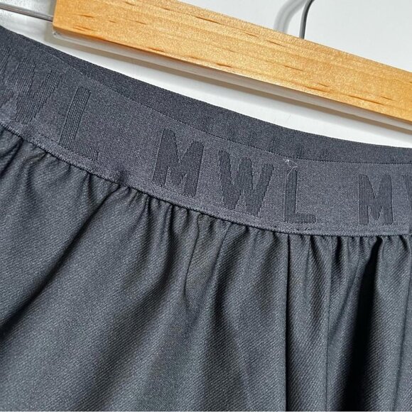 Madewell Womens Size Medium MWL Allways Pull-On Shorts Black Casual Lightweight - Picture 6 of 13